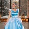 Womens Deluxe Cinderella Costume With Elegant Blue Ball Gown For Parties Medium 8-10